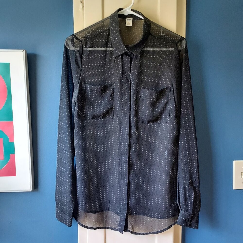 3/$24 2/$20 Sheer Dotted Blouse